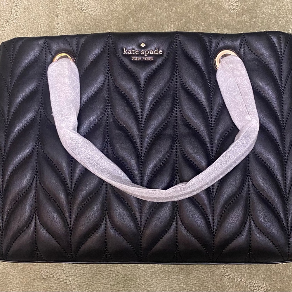 KATE SPADE Briar Lane Meena Satchel in BLACK. BRAND NEW w/TAGS. $195